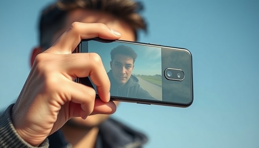 Close-up of Google Pixel 10 being used outdoors.