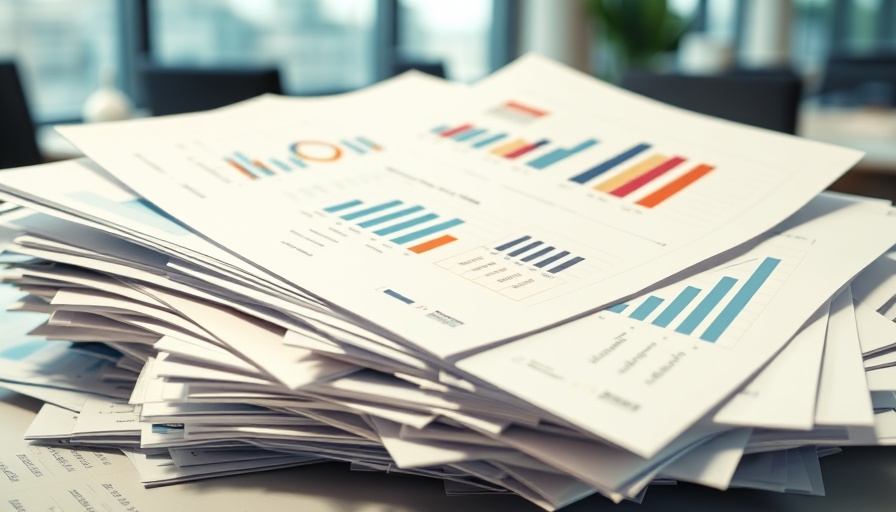 American-made businesses tariff list represented by documents and charts.