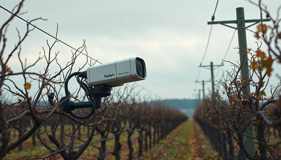 Orchard Robotics AI technology in agriculture, monitoring vineyard.