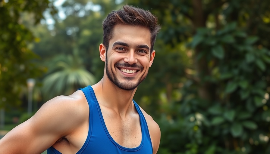 Smiling man outdoors, promoting rural health systems cybersecurity improvements.