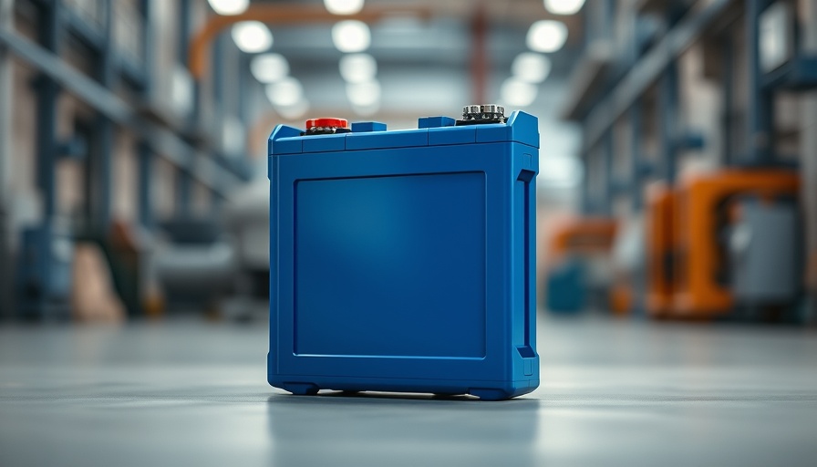 Blue battery module highlighting U.S. battery manufacturing challenges