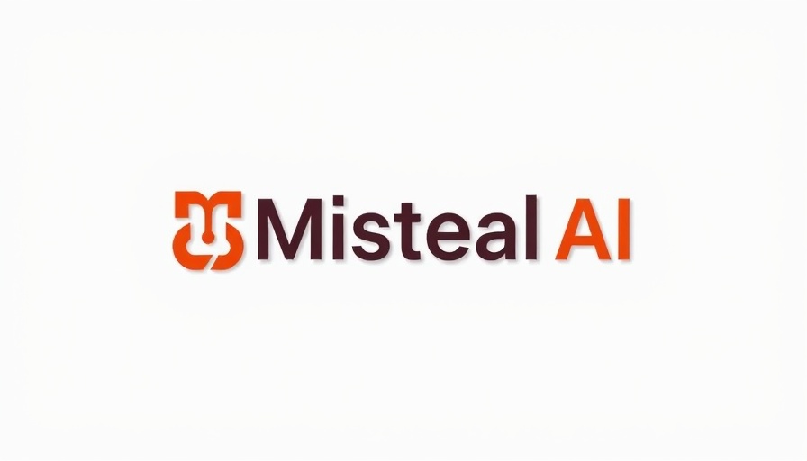 Mistral AI logo design on white background, competitor to OpenAI.