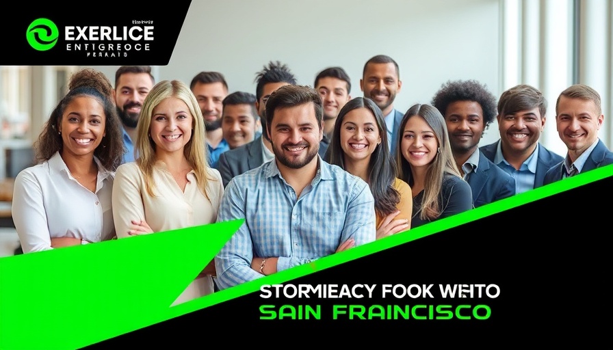 TechCrunch Disrupt 2025 event banner with diverse professionals smiling.