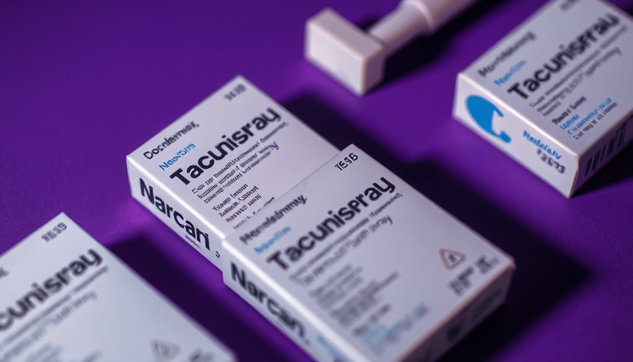 Close-up of Narcan boxes related to Florida drug overdose death trends.
