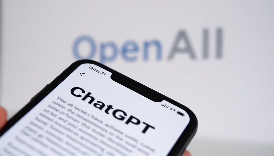 Smartphone showing ChatGPT with OpenAI logo in background, Seattle AI Initiative.