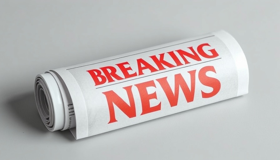 Freshly printed newspaper with Breaking News headline, Staying Ahead on AI News.