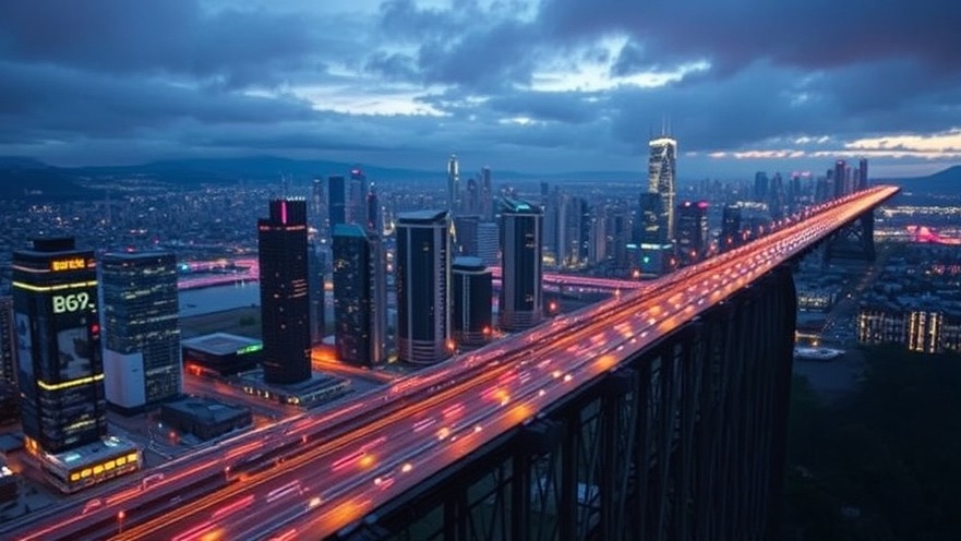 Advanced edge computing technology in a modern data center.
