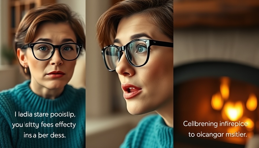 Three-panel photo of a woman discussing calling girls fancy.
