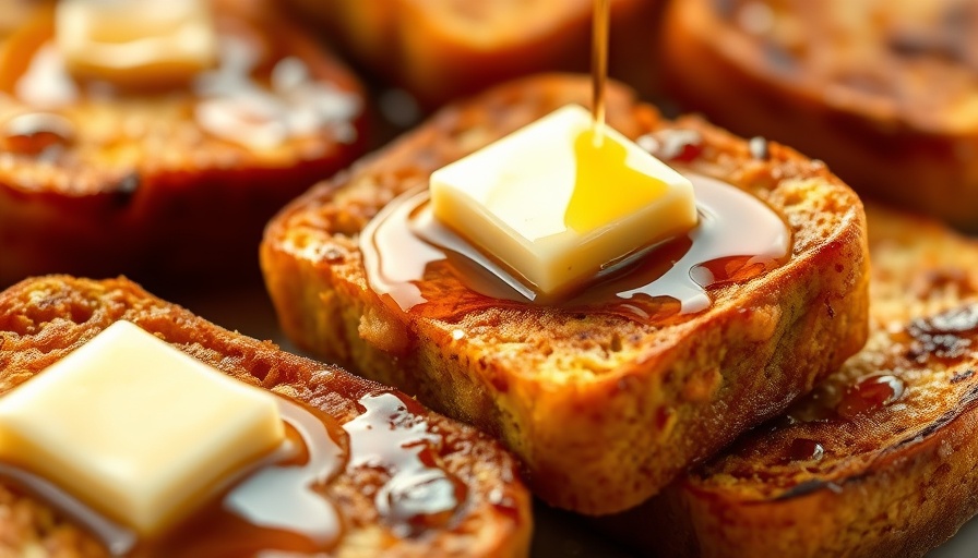 Delicious Air Fryer French Toast Bites with butter.