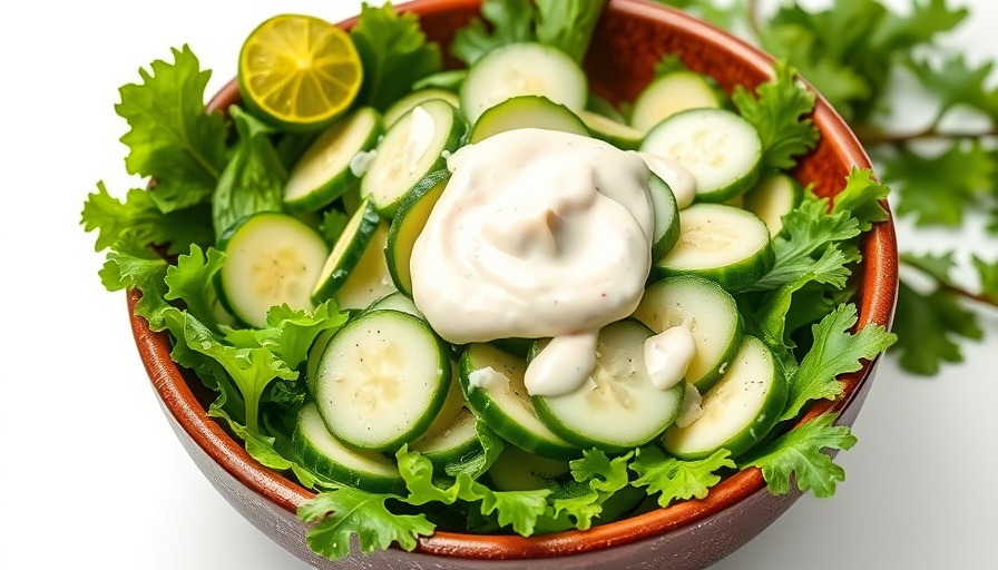 Fresh Green Goddess Salad in a rustic bowl, healthy ingredients.