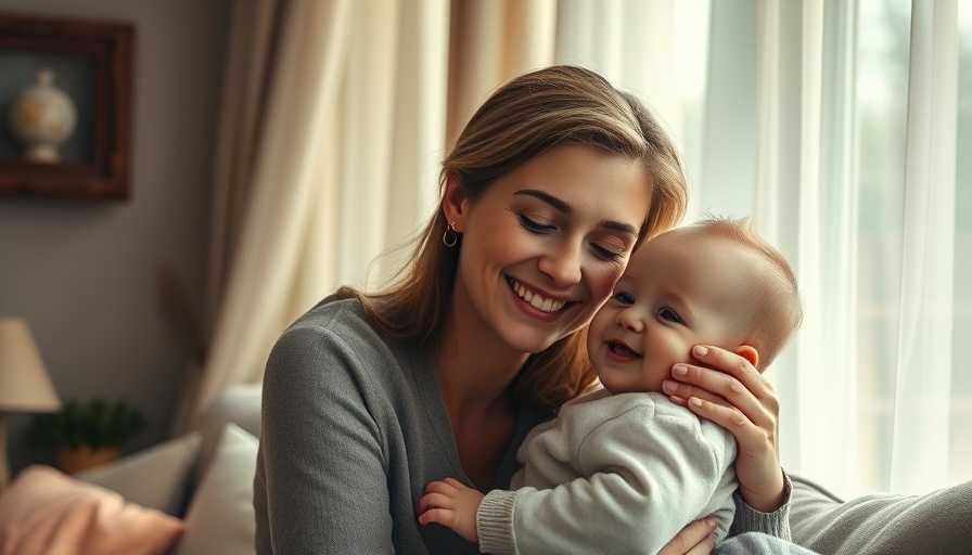 Warm vintage photo of mother and baby bonding in soft light reminiscing retro baby names.