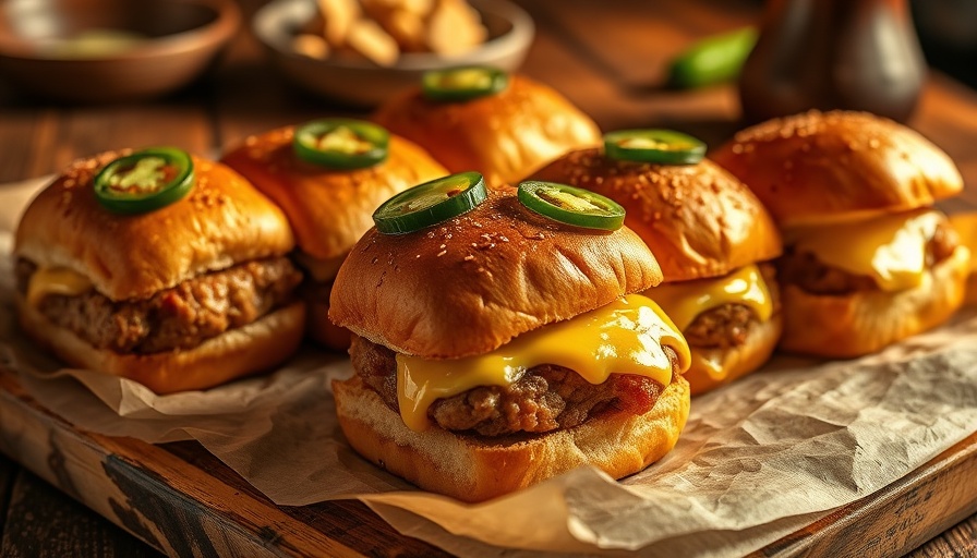Delicious sliders perfect for last-minute Father's Day dinner ideas.