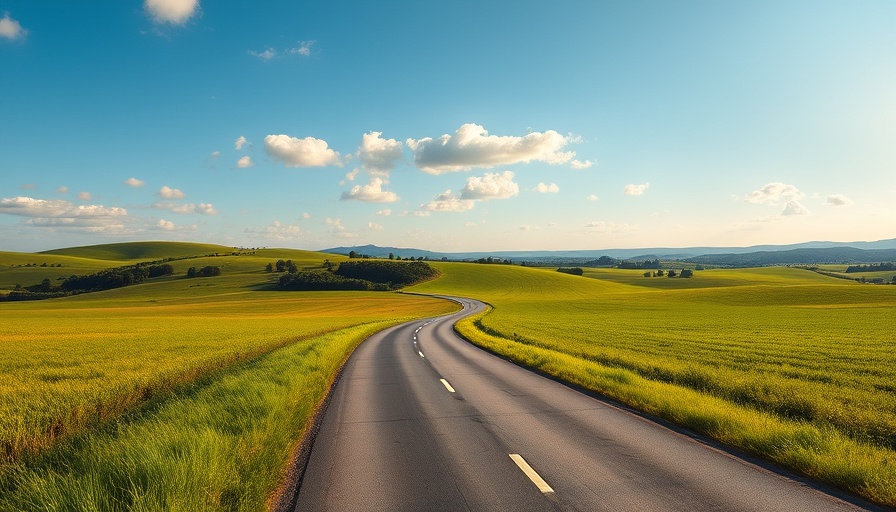 Scenic road to recalibrate your life amidst nature