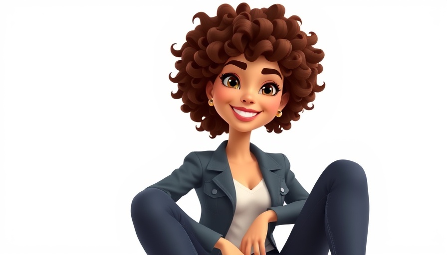 Stylish woman smiling confidently with curly hair, illustrating how to restore confidence in your smile.