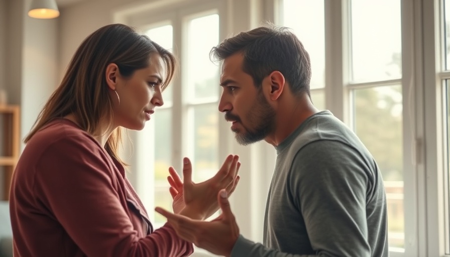 Couple arguing in a sunlit room, illustrating toxic marriage killers.