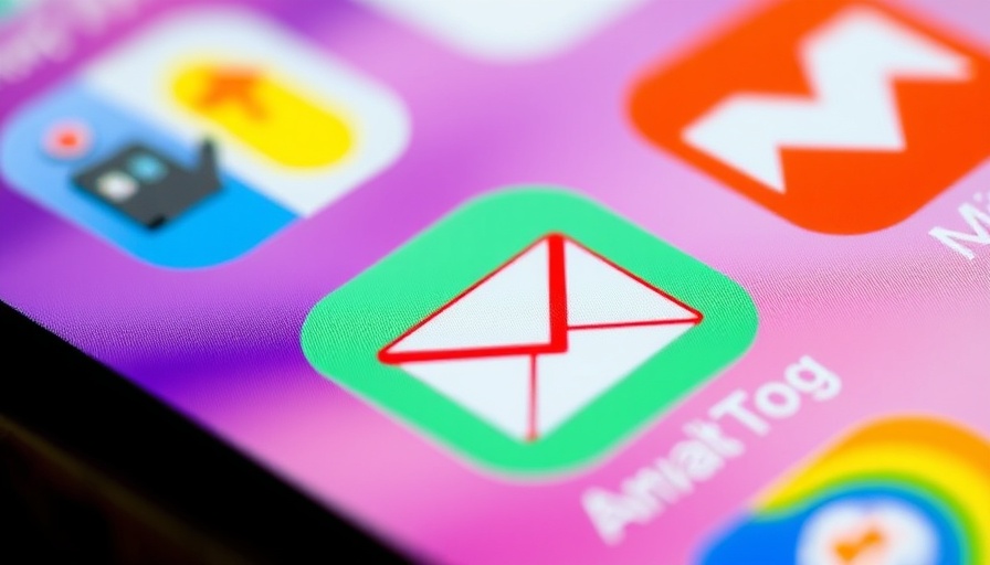 Mail app icon with notification, representing mail app issues iOS 18.5.