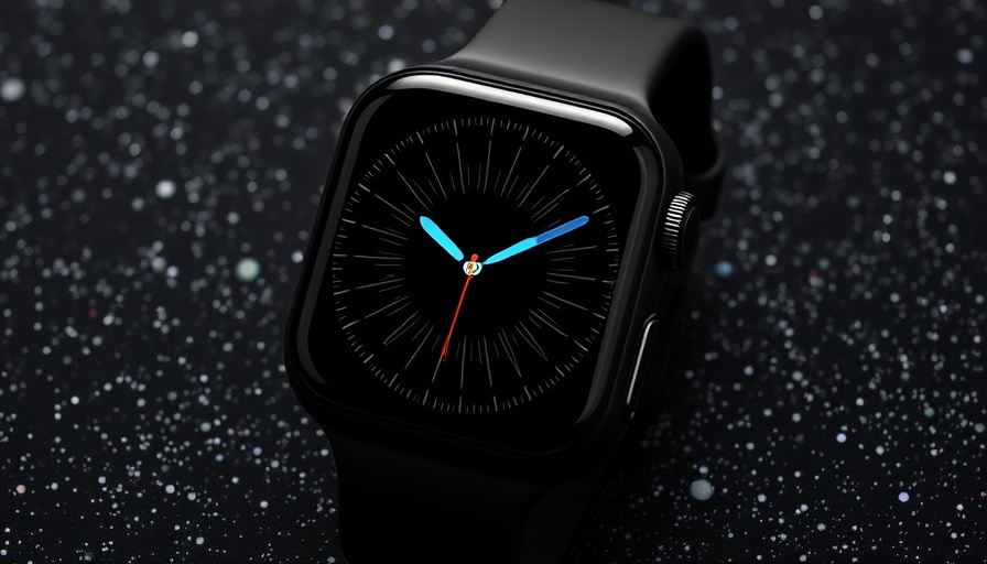 Sleek Apple Watch showcasing watchOS 26 features.