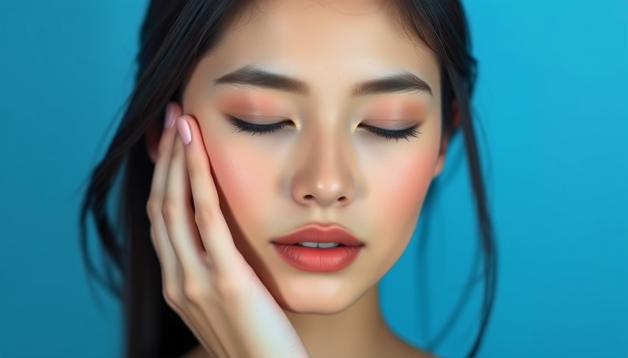 Serene woman enjoying skincare, facial scars healing focus.
