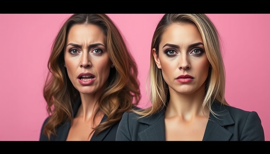 Two women confronting each other, illustrating narcissistic sibling signs.