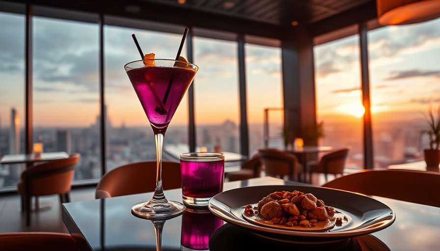 The Exchange Lancaster rooftop dining featuring a stylish setup.