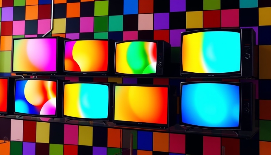 Best TVs with vibrant displays and colorful abstract backgrounds.