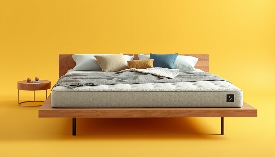 Best Organic Mattresses 2025 on a stylish wooden bed.