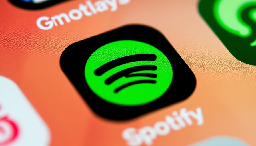 Close-up of Spotify app icon representing Spotify lossless audio tier.