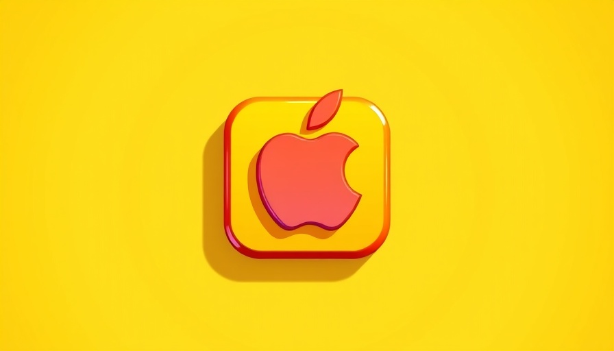 Pixel art Apple logo in retro gaming style, vibrant colors.