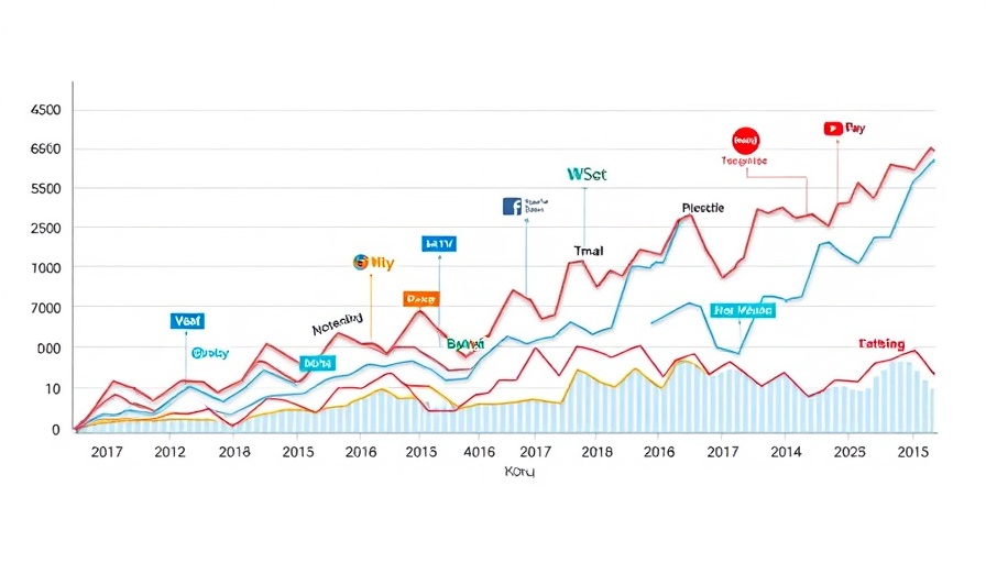 Graph shows rise of influencers as news providers over time.