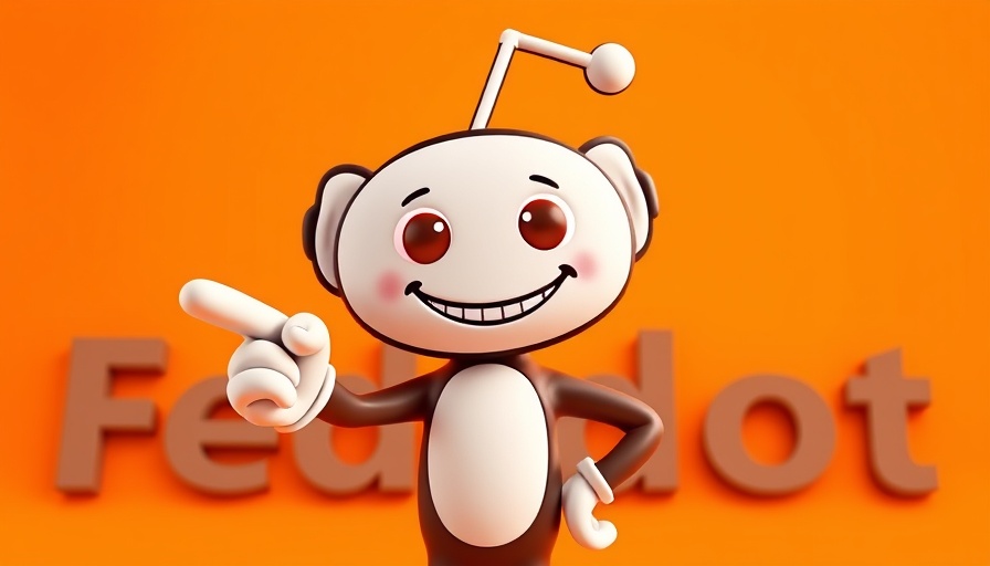 Reddit mascot on orange background representing largest communities on Reddit.