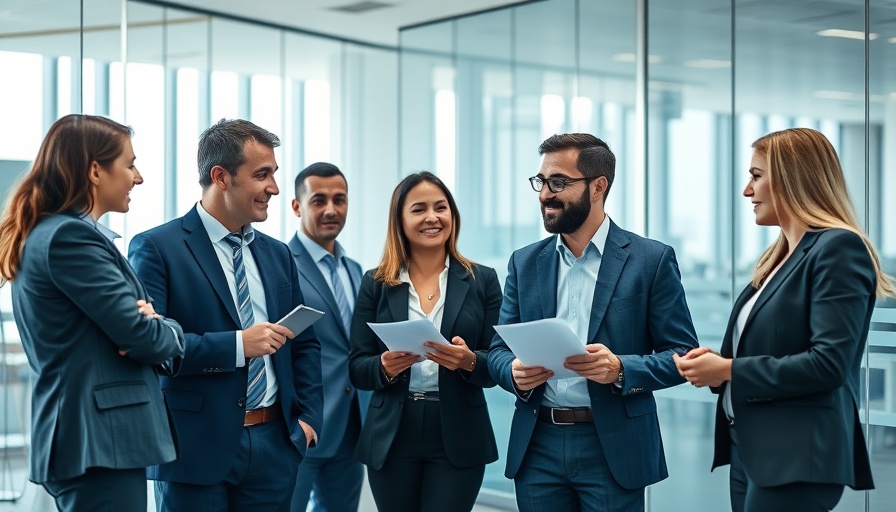 Resilience in business team collaboration in modern office.