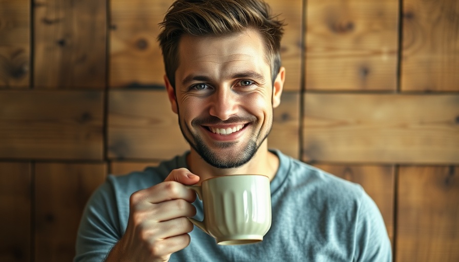 Man with a mug, Personal Brand Business Trends 2025.