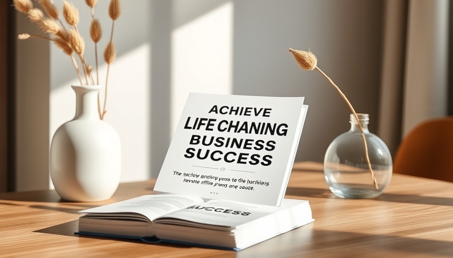 That One Goal book on desk for achieving life-changing business success.