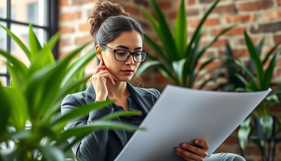 Professional woman focusing on marketing goals for new businesses