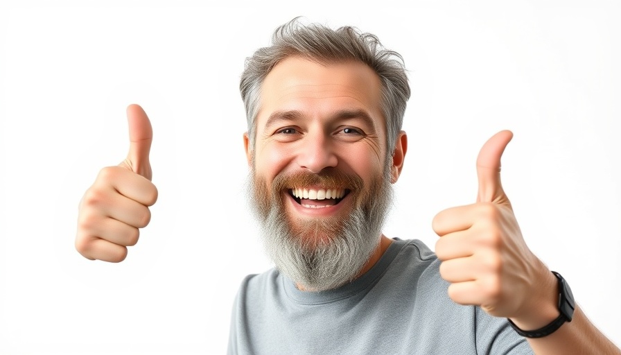 Cheerful man smiling and giving thumbs up, how to make people feel appreciated.