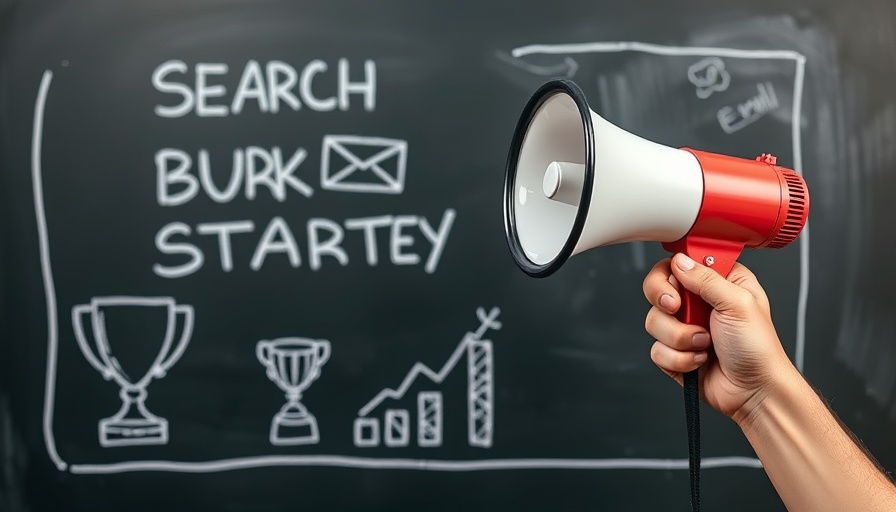 Megaphone on chalkboard with fundraising icons, enhance your fundraising narrative.
