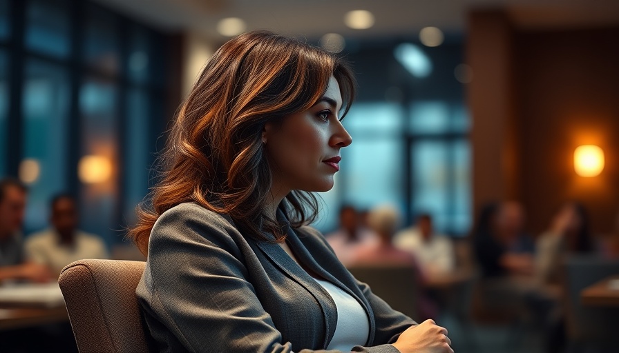 Woman engaged in conversation at Mira Murati's Thinking Machines Lab event.