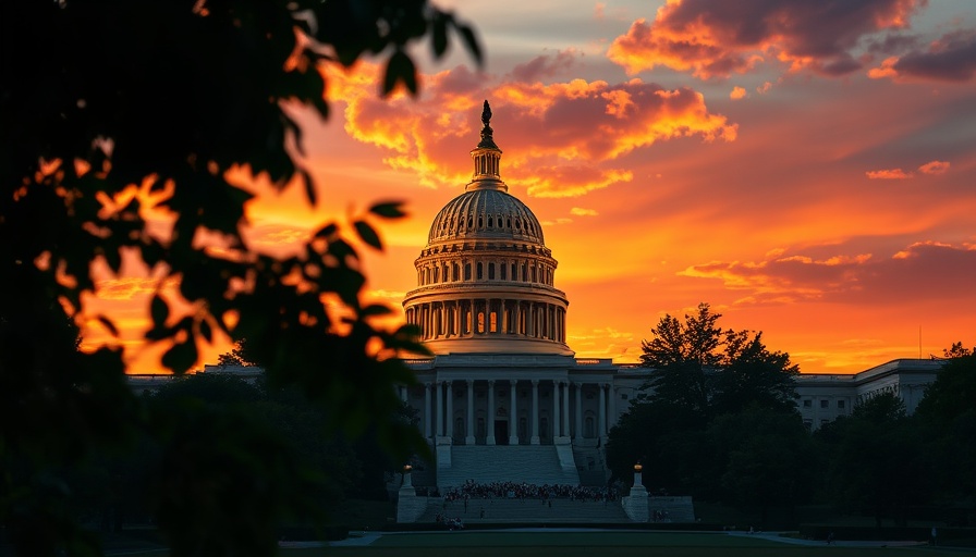 US Capitol at sunset, limit intelligence sharing with Congress theme.
