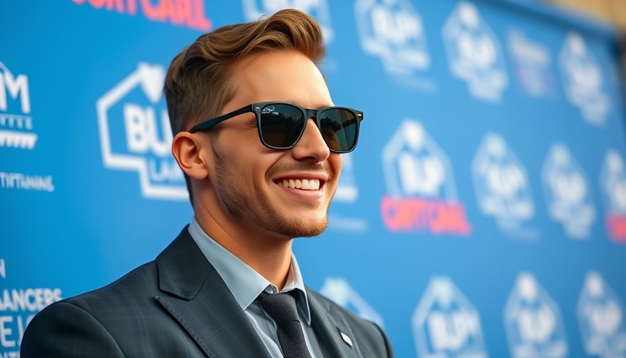 Young man smiles at Breakthrough Prize event