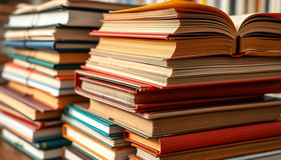 Stack of open books representing traditional publishing limits.