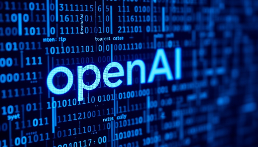 OpenAI logo with glowing binary code, symbolizing tech innovation, OpenAI Recalibrating Compensation.