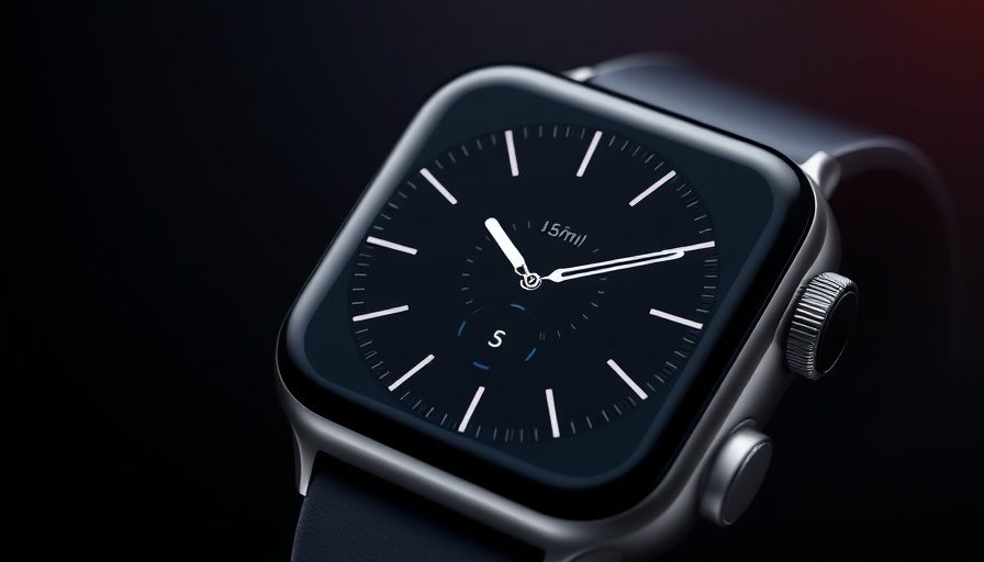 Apple Watch battery drain alert displayed on screen.