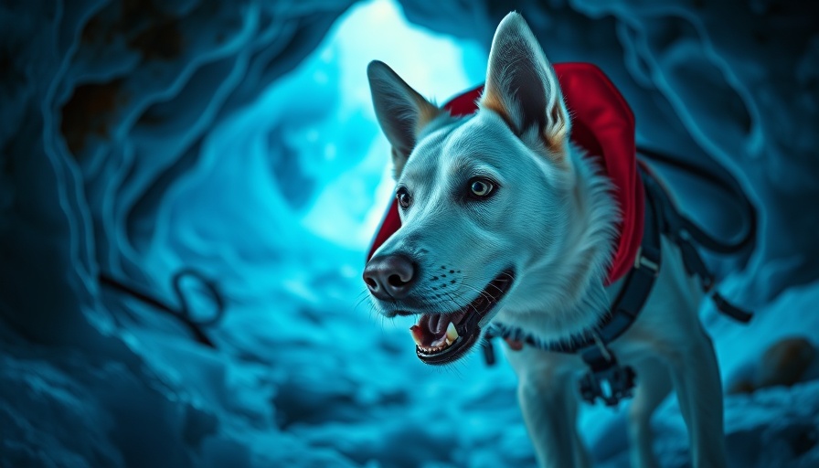 Krypto the Superdog scene cut in icy cave setting