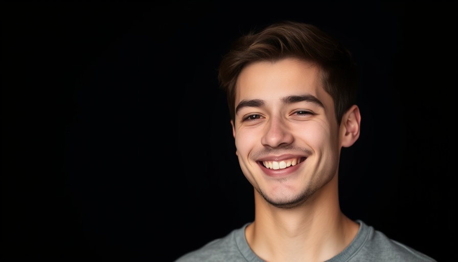Close-up portrait of a young man smiling, Teen Side Hustle Success