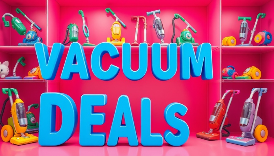 Colorful toy vacuums for Amazon Prime Day Vacuum Deals.