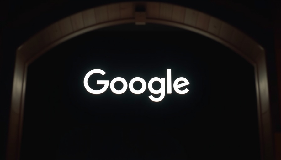 Google logo glowing, representing AI marketing tools in India