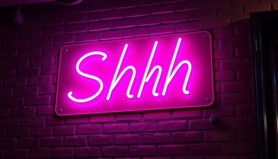 Sequoia Capital controversy handling represented by a 'Shhh' neon sign on brick wall.