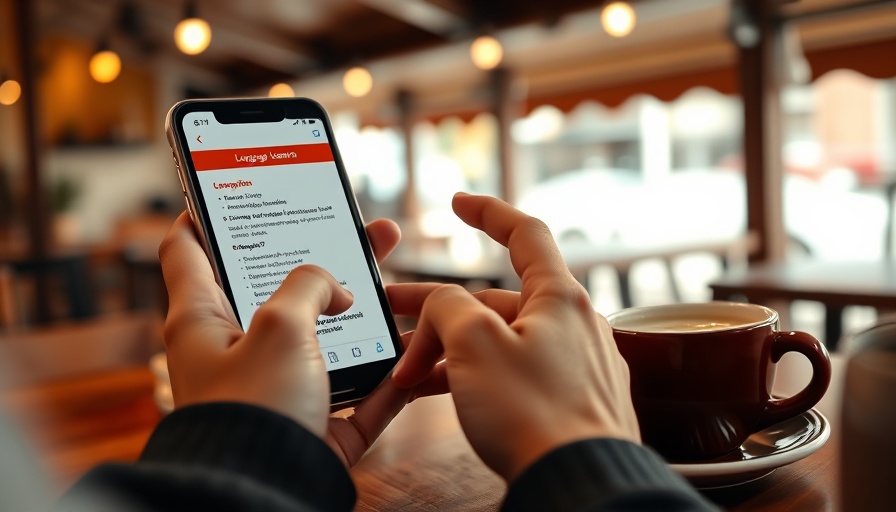 Learn Languages for Low Cost at a cafe using a smartphone app.
