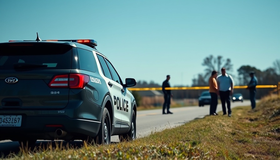 Lexington police SUV at crime scene, Kentucky shootings.