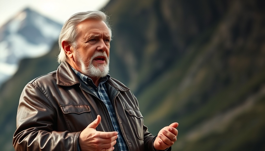 AI will change everyone's jobs: Elderly man speaking on stage.